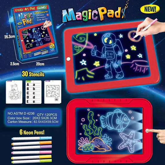 3D LIGHT MAGIC DRAWING GLOW PAD