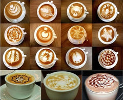 Coffee Art Stencils (16pcs)