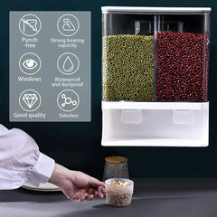 Wall Mounted Punch Free Rice And Cereal Dispenser