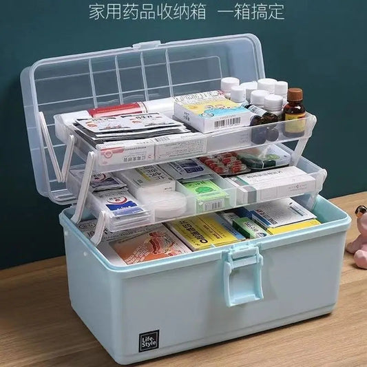 Large Capacity Medicine Organizer.