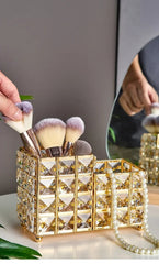 Nordic Crystal Makeup Brush Holder