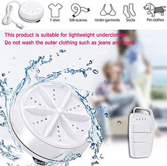 USB Powered Mini Turbo Washing Machine