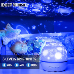 Star Projector Light Colorful LED Night Lights with FREE 6 Films