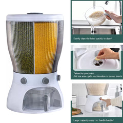 4part rotating cereal dispenser