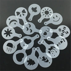 Coffee Art Stencils (16pcs)