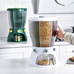 4part rotating cereal dispenser