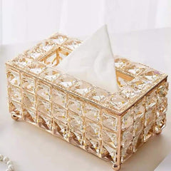 Creative crystal tissue box