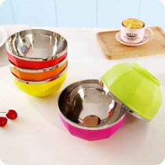 Stainless steel bowl set