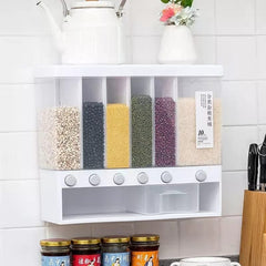 6in1 Wall Mounted Cereal Dispenser