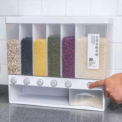 6in1 Wall Mounted Cereal Dispenser