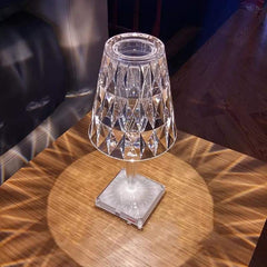 Crystal diamond touch lamp