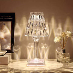 Crystal diamond touch lamp