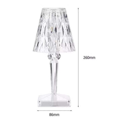 Crystal diamond touch lamp