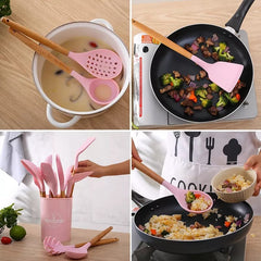 12 pcs Silicone Utensil Set