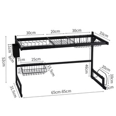 Kitchen Stainless steel sink drain Rack