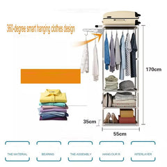 Attachable Cloth Hanging Shelf