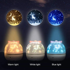 Star Projector Light Colorful LED Night Lights with FREE 6 Films