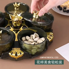 Exotic Rotating Dry Fruit Dish