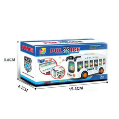 Kids Police Electric Bus Toy