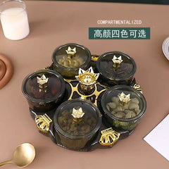 Exotic Rotating Dry Fruit Dish