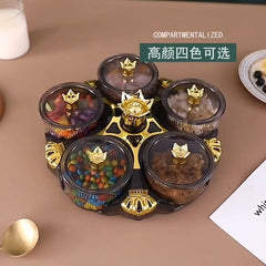 Exotic Rotating Dry Fruit Dish