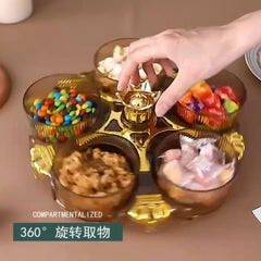 Exotic Rotating Dry Fruit Dish