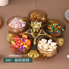 Exotic Rotating Dry Fruit Dish