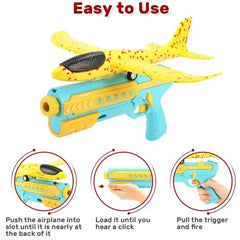 4 in 1 Flying Airplane Launcher Toy