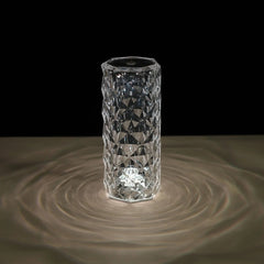 CRYSTAL DIAMOND TABLE LAMP