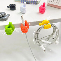 10pcs Multifunctional Cable Organizer Clip Holder Thumb