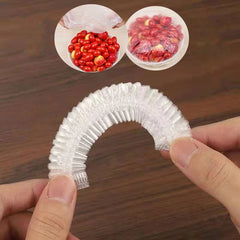 Pack of 100 - Disposable Plastic food Wrap